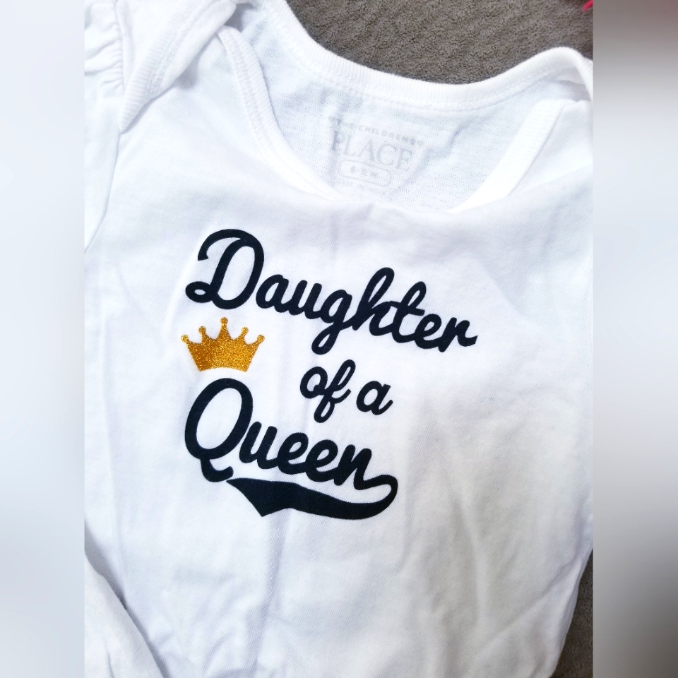Brand New Never Been Work Daughter Of A Queen Onesie